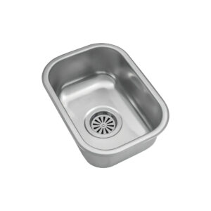 Bacha Pileta Cocina Simple Johnson Acero Inoxidable Tt34